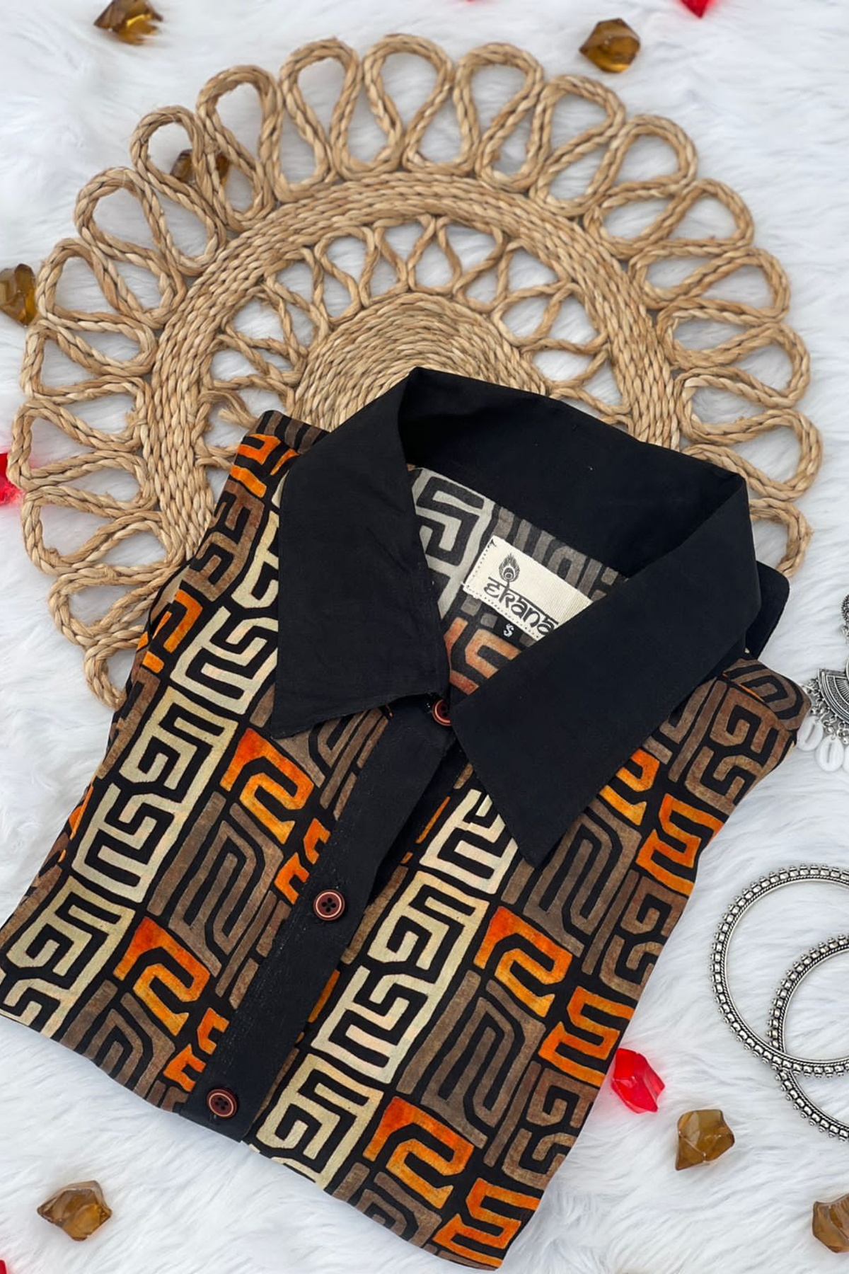 Gorgeous Geometric Shirt-shirts-Ekana Label