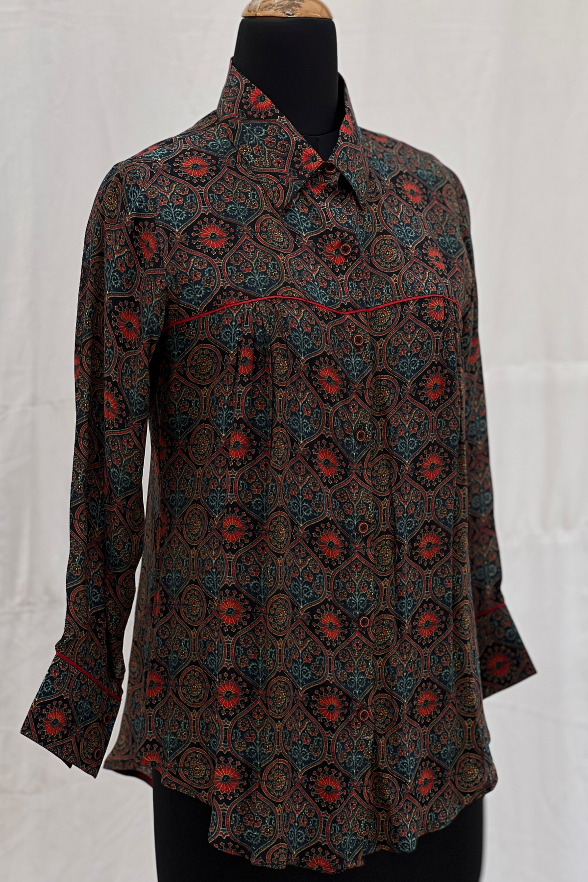 Ajrakh Beauty Shirt-shirts-Ekana Label