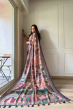 Anaya Mughal Pink Palace Saree