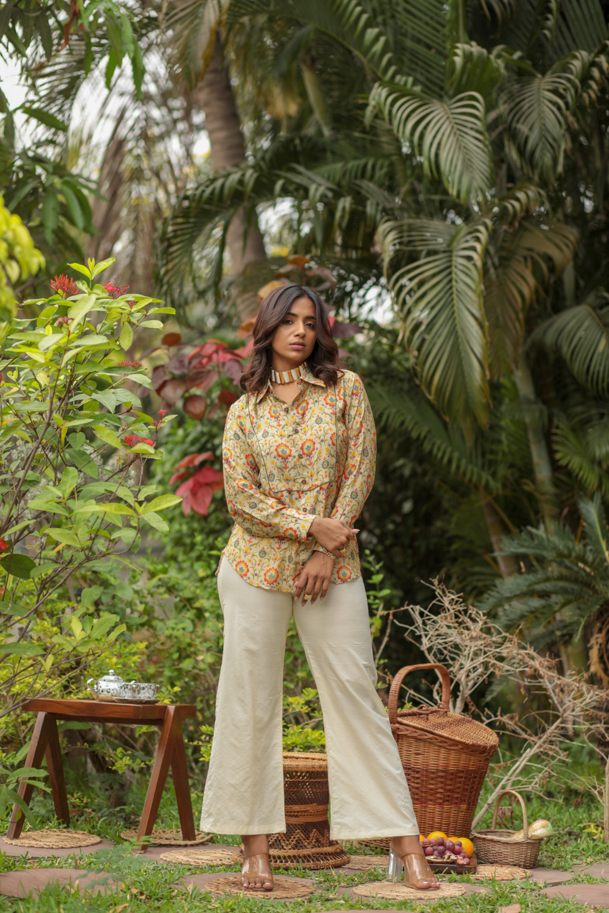 Teressa Botanic Blossom Co-ord Set-Western-Ekana Label