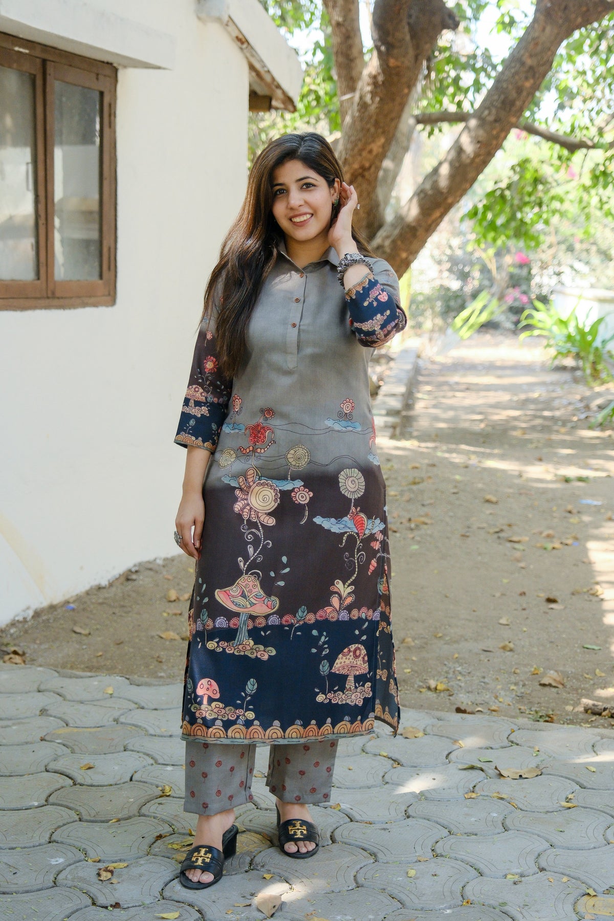 Mushroom Meadow Kurta Set