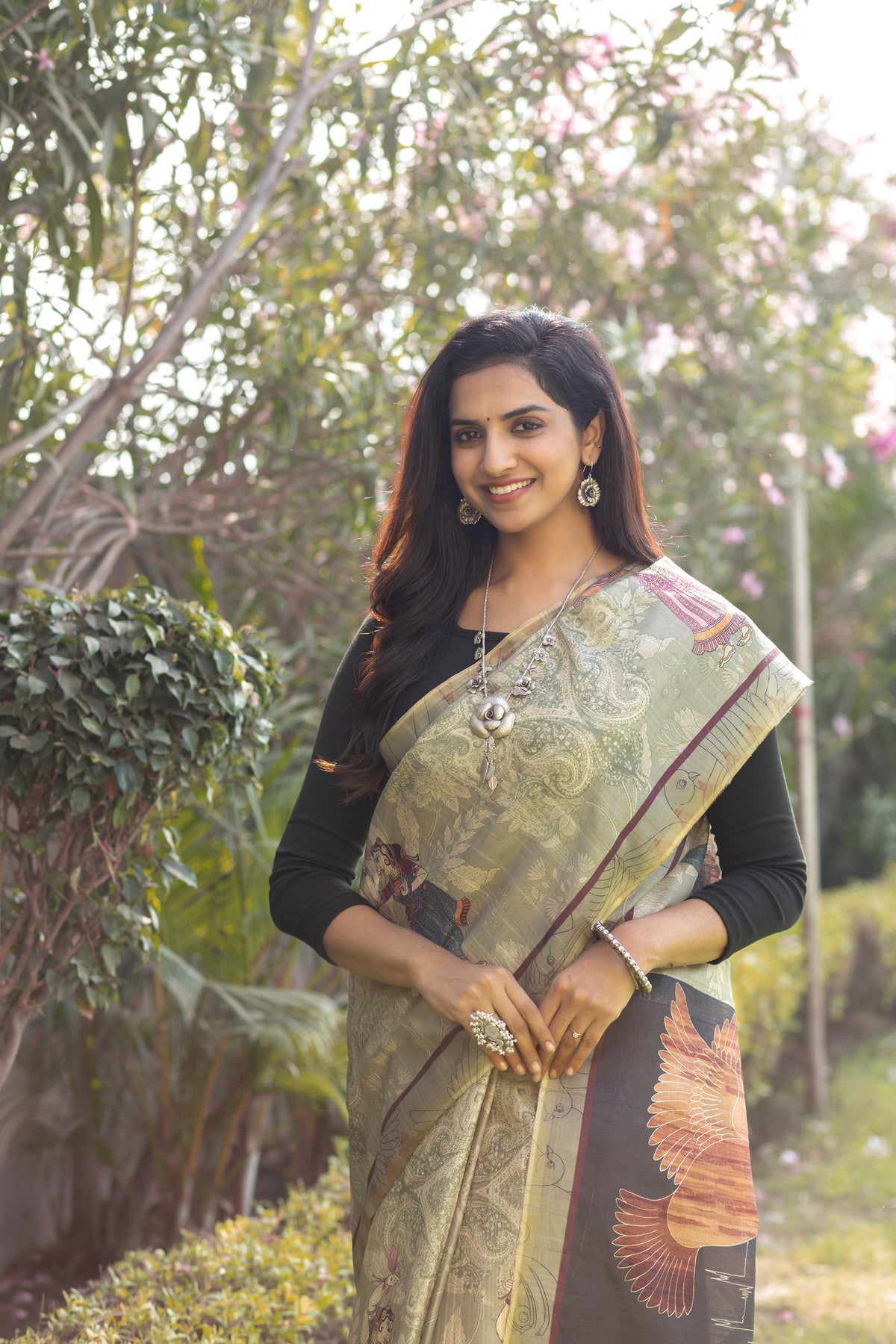 Navratan Stri Saree-Ekana Label