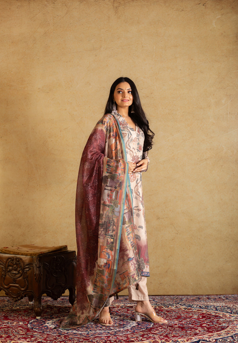 Aanishka Bandhej Dupatta-Dupatta-Ekana Label