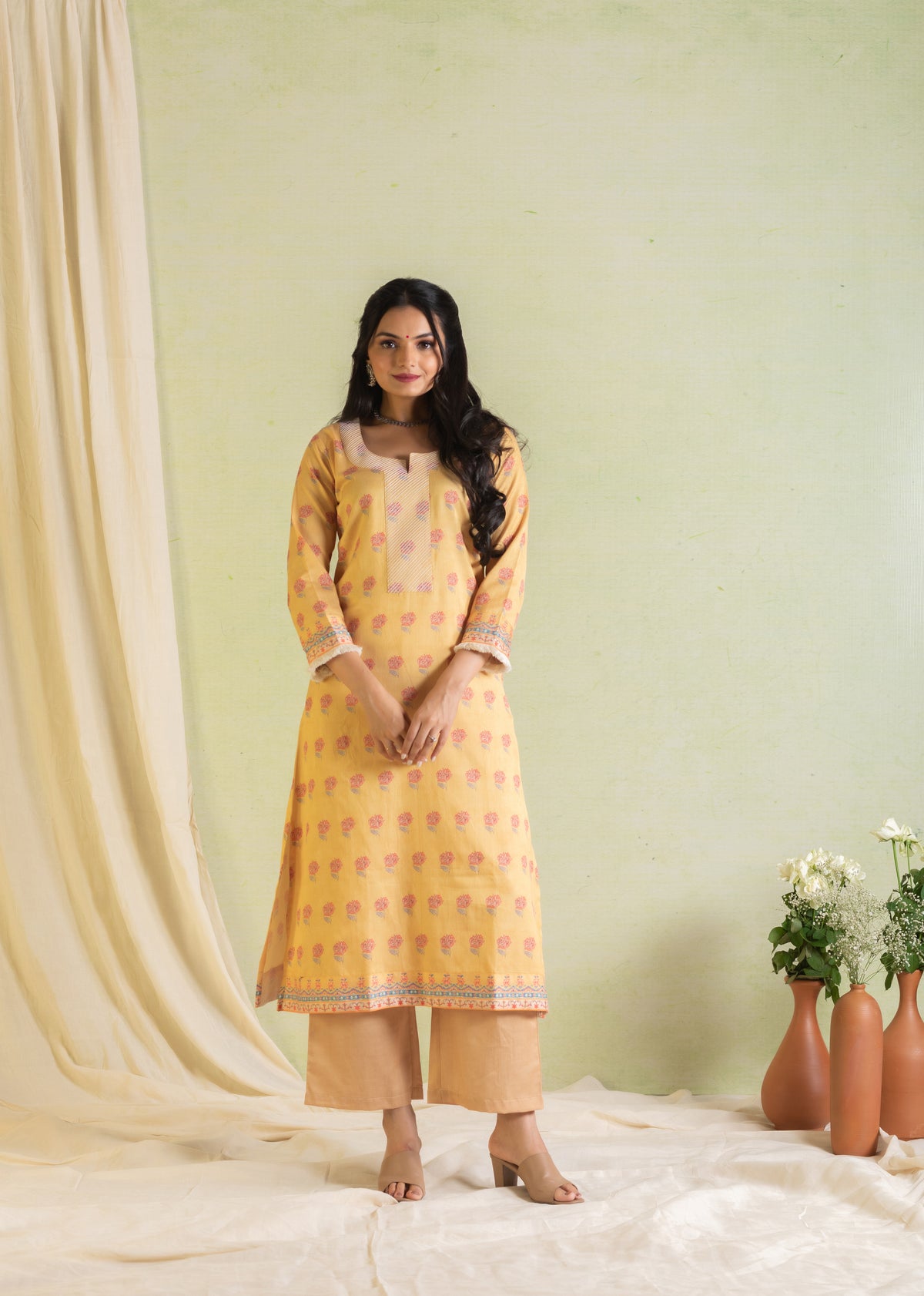 Chann Simplicity with a Rose Touch Suit Set-Suit Set-Ekana Label