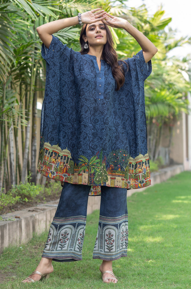 Joy Paradise Kaftan Co-ord Set-Western-Ekana Label