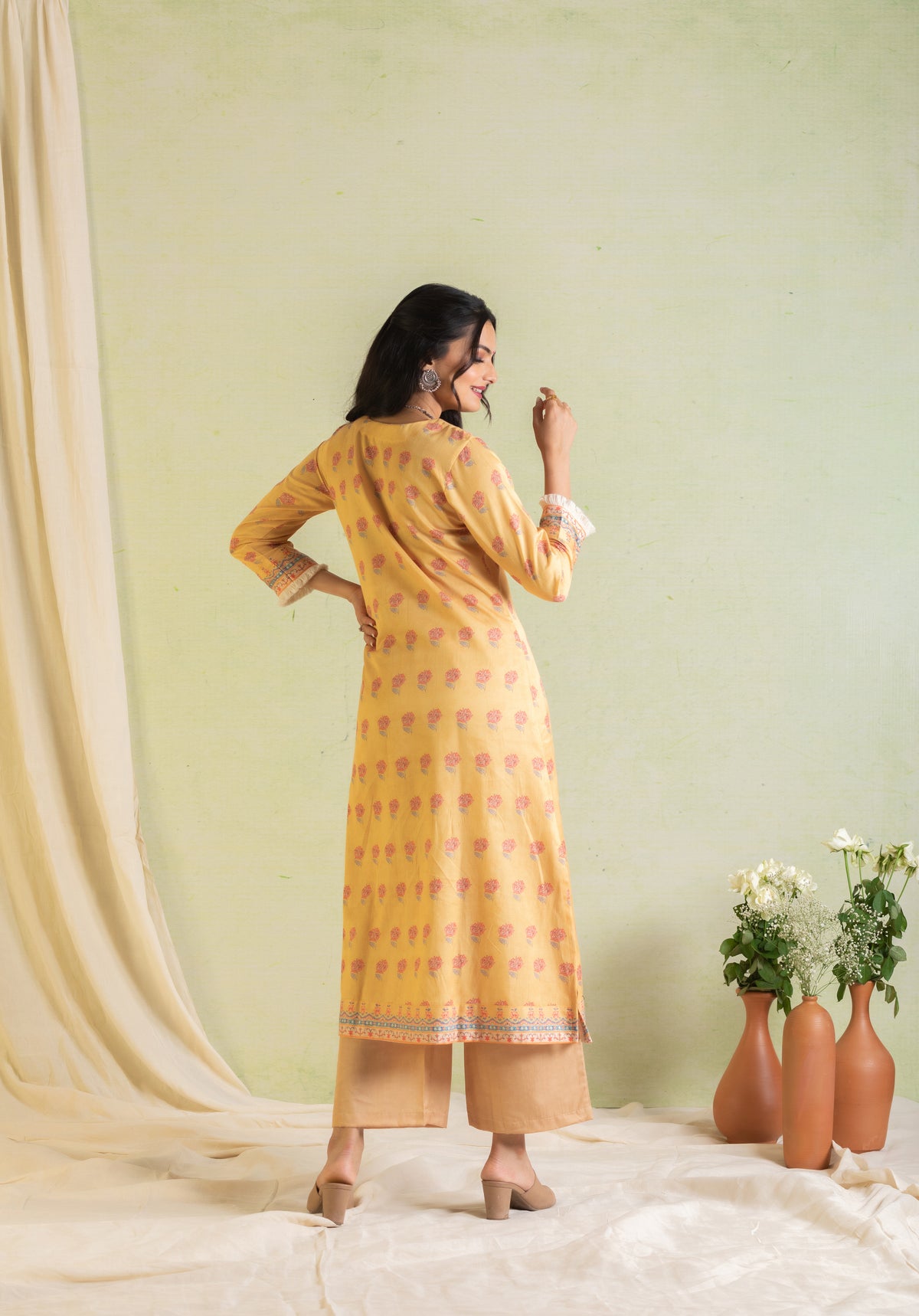 Chann Simplicity with a Rose Touch Suit Set-Suit Set-Ekana Label