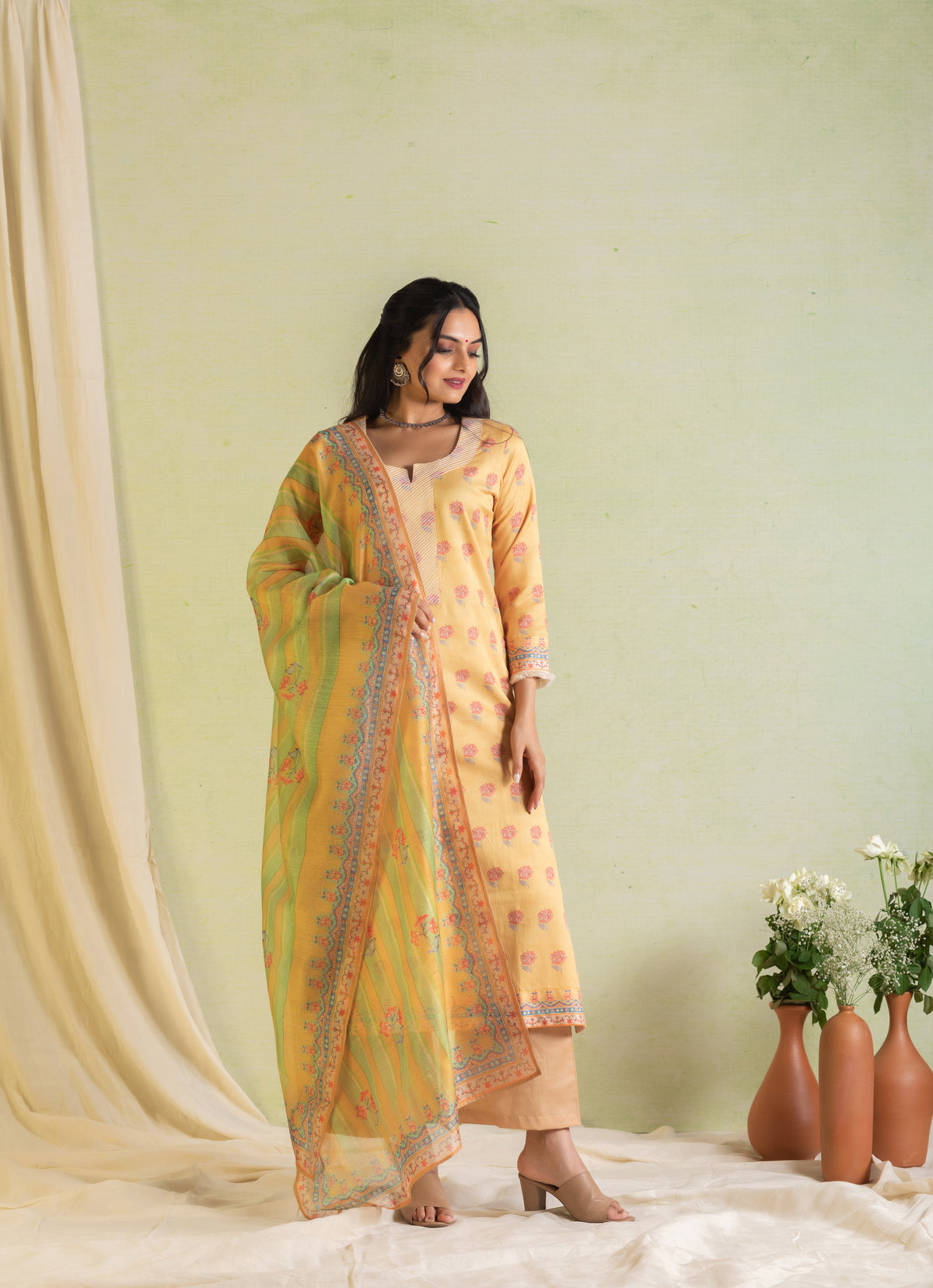 Chann Simplicity with a Rose Touch Suit Set-Suit Set-Ekana Label