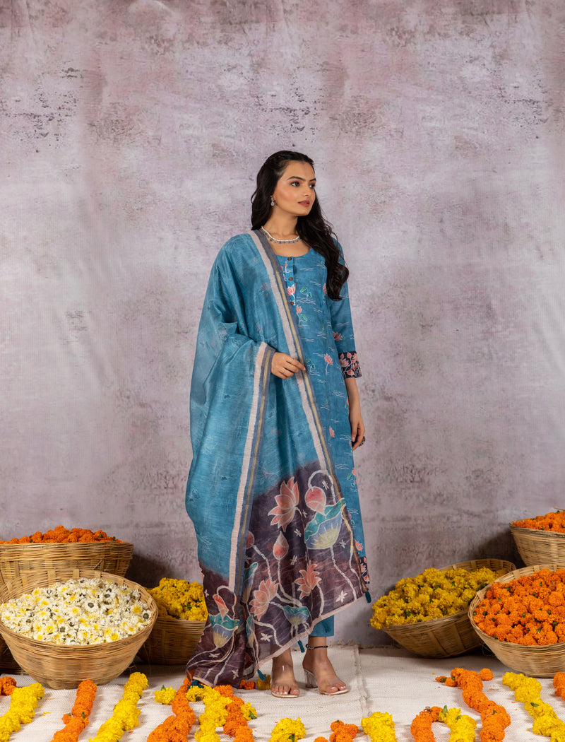 Adya Pichwai Dupatta-Dupatta-Ekana Label