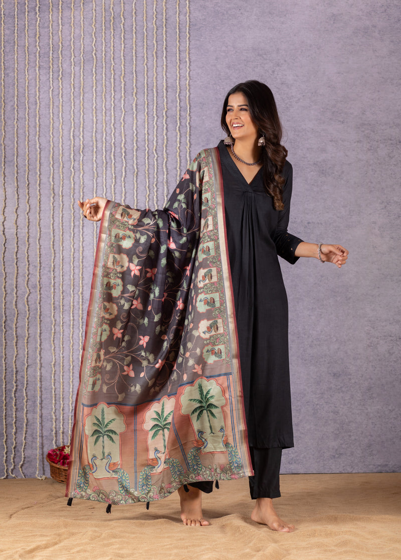 Natasha Pichwai Dupatta-Dupatta-Ekana Label