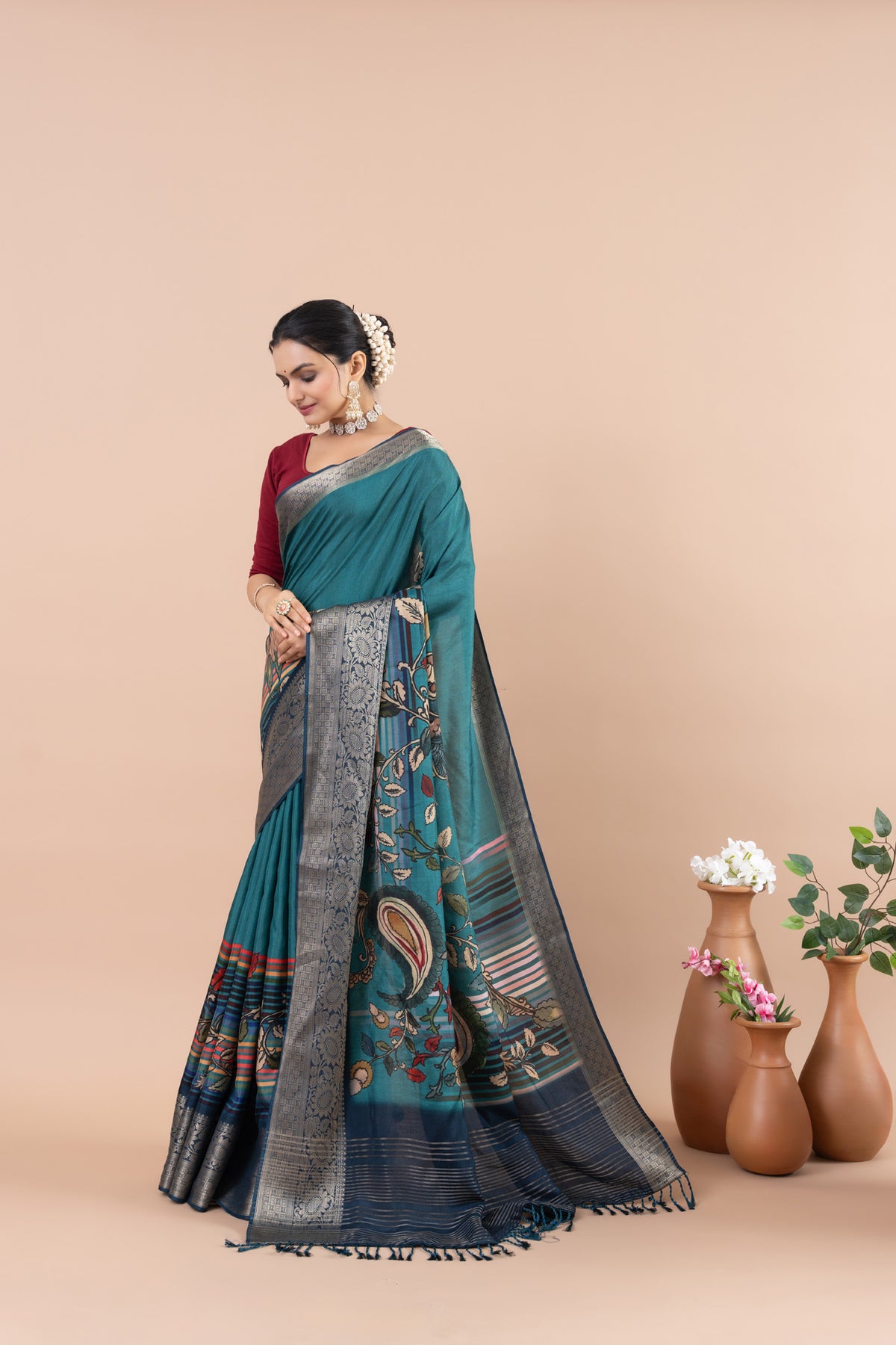 Rama Shree Saree-Saree-Ekana Label