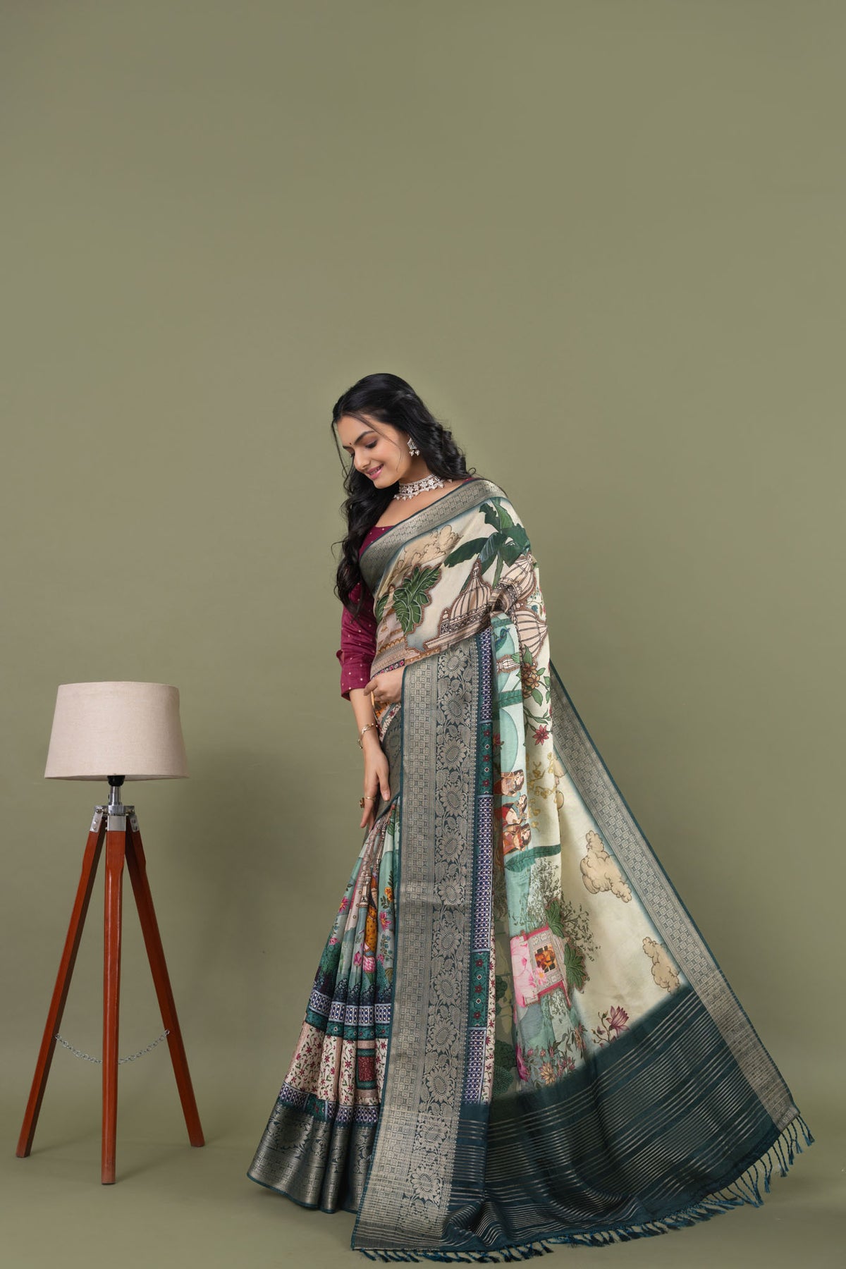 Raja Rani Ki Shaam Regal Saree-Saree-Ekana Label