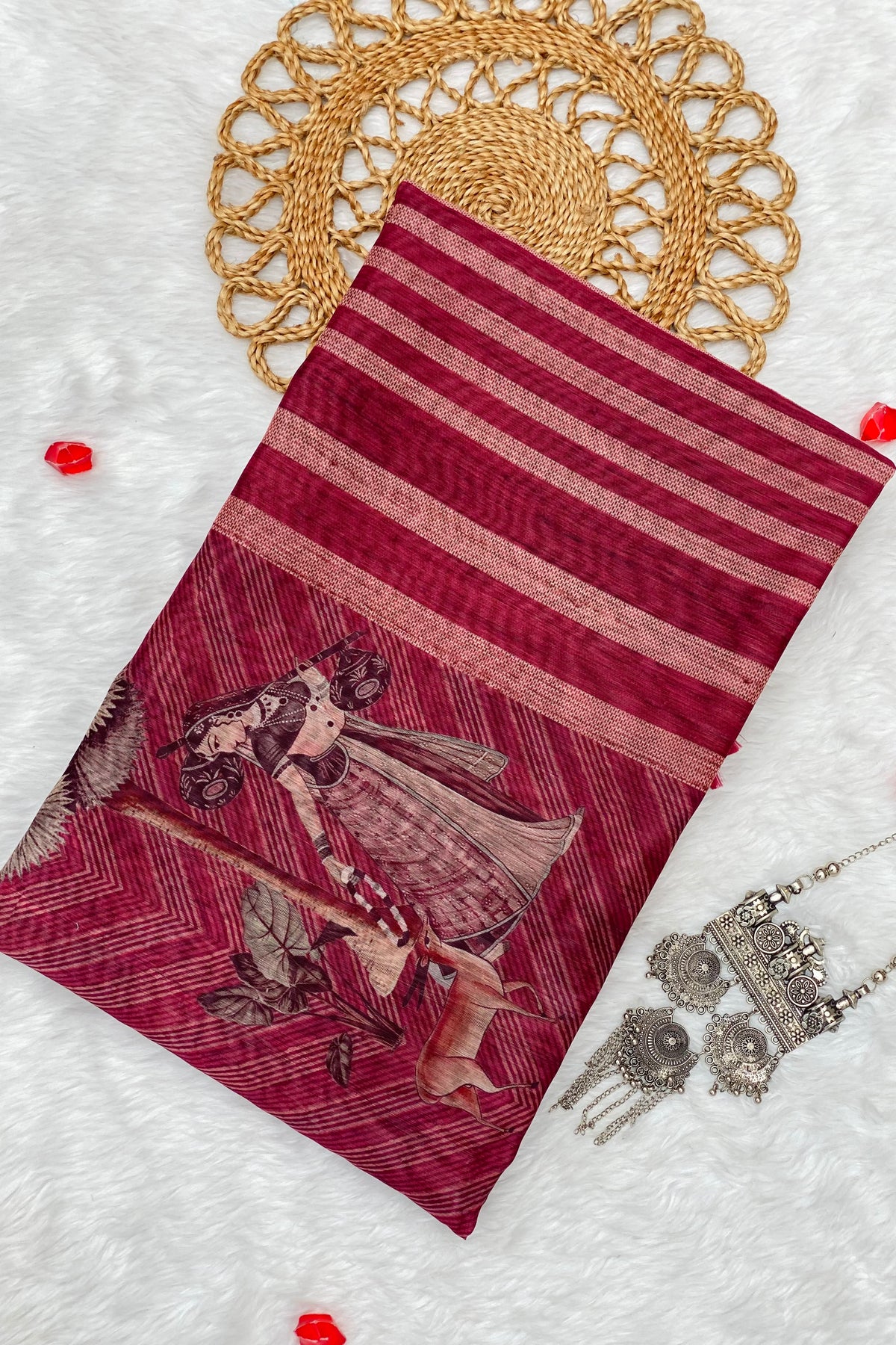 Rivaayat Ikkat Saree-Saree-Ekana Label