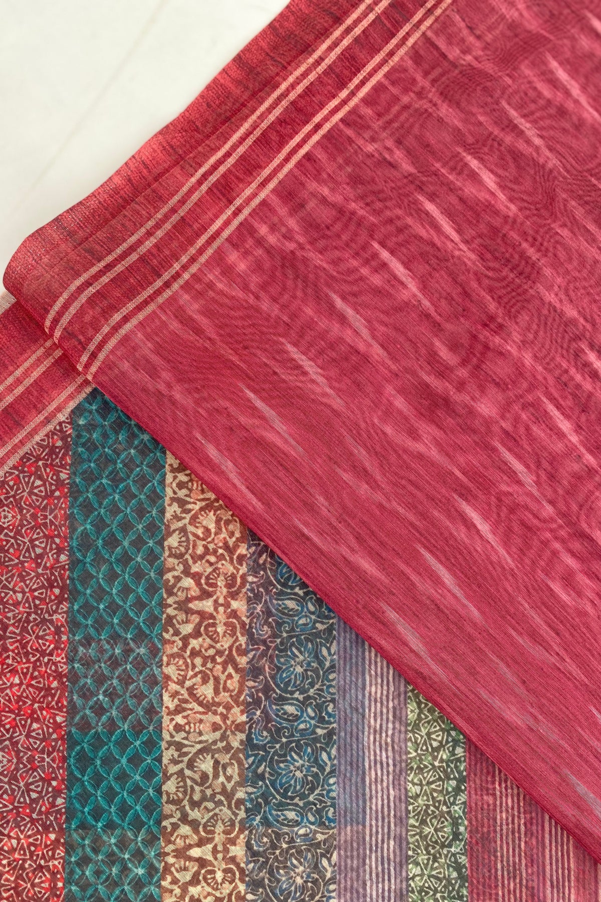 Rivaayat Ikkat Saree-Saree-Ekana Label