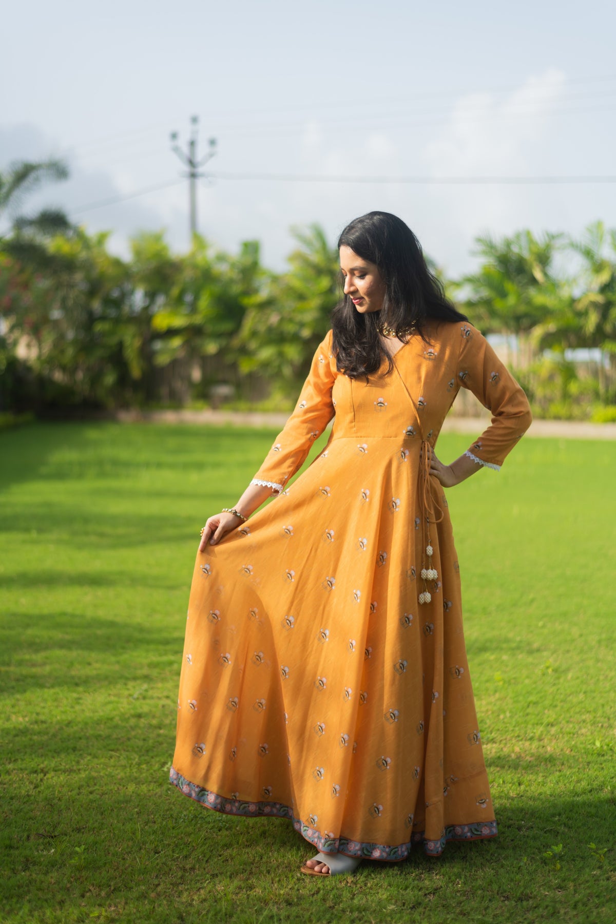 Sparkling Sand Dress-Suit Set-Ekana Label