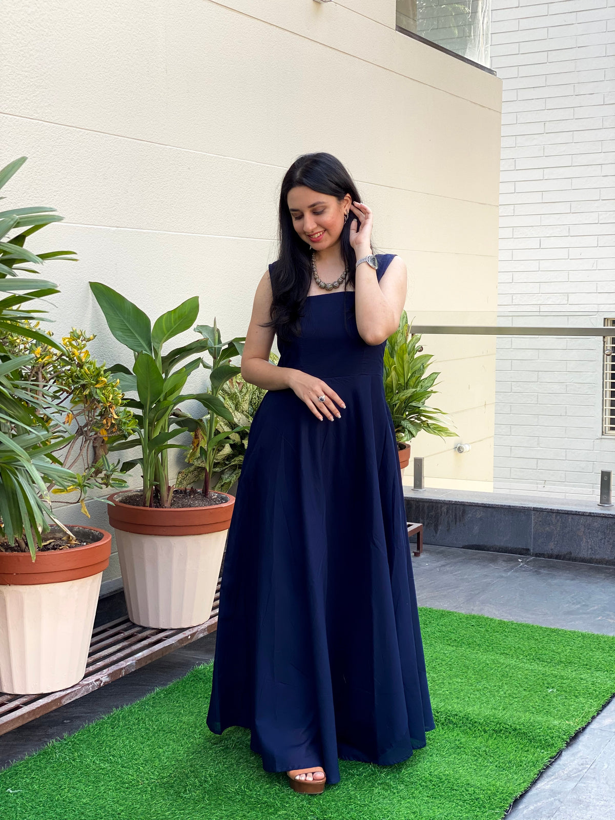 Gorgeous Blue Gown-Clothing-Ekana Label