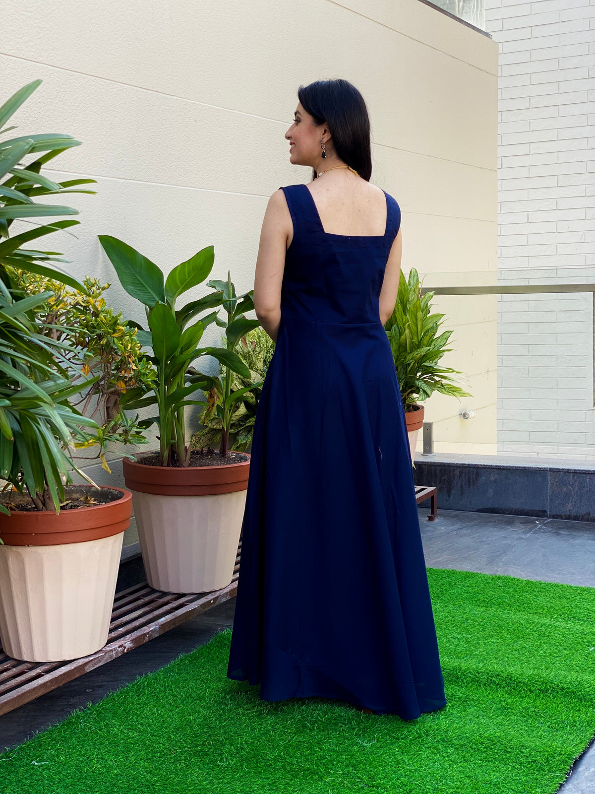 Blue Swan Cape Gown-Ekana Label