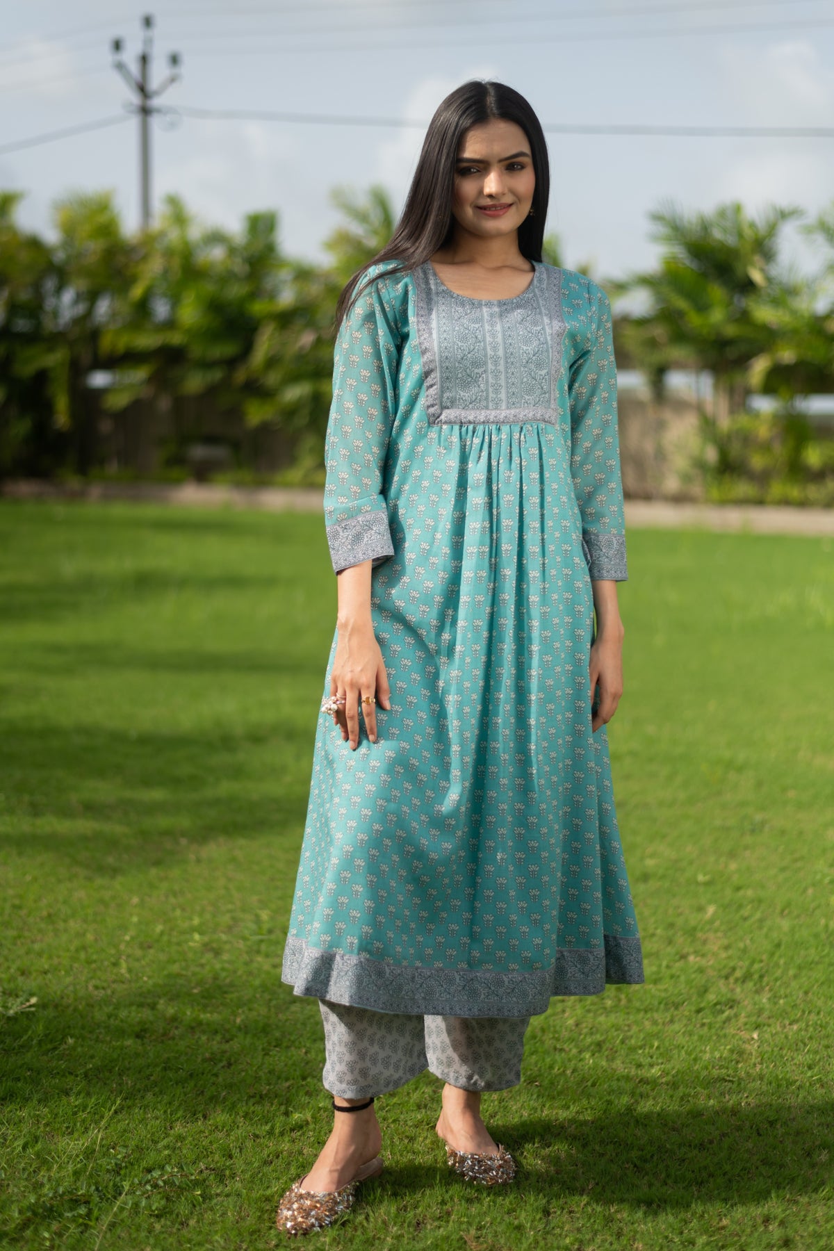 Chic Kurta Set-Suit Set-Ekana Label