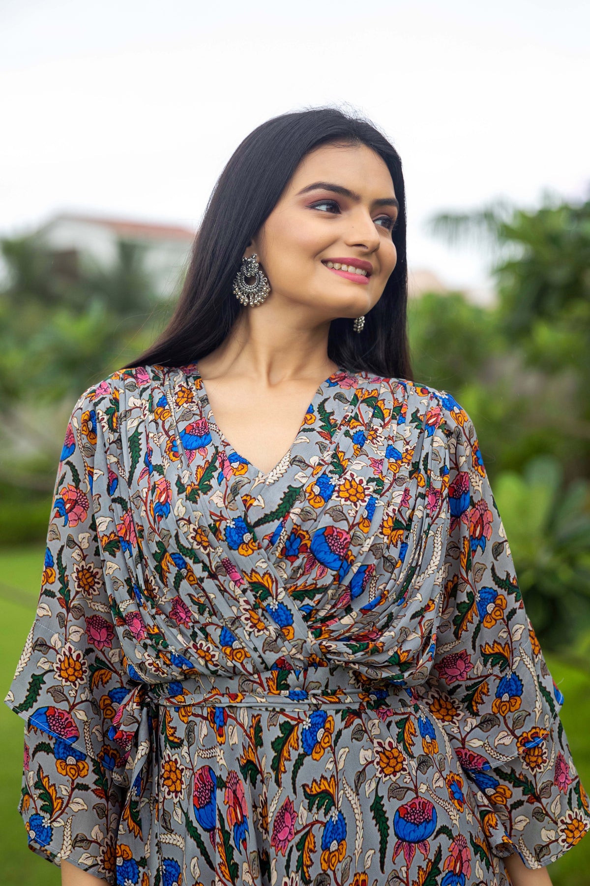 Hazel Kalamkari Dress-Clothing-Ekana Label