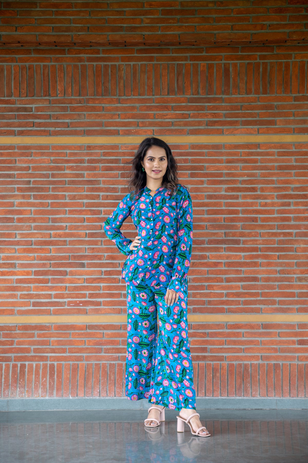 Blooming Dales Shirt Co-ord Set-Clothing-Ekana Label