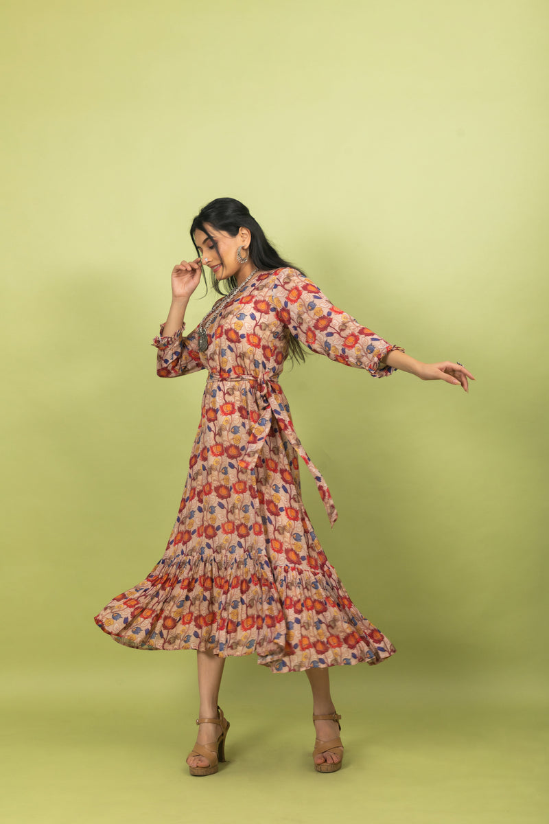 Saroj Pichwai Dress-Dresses-Ekana Label